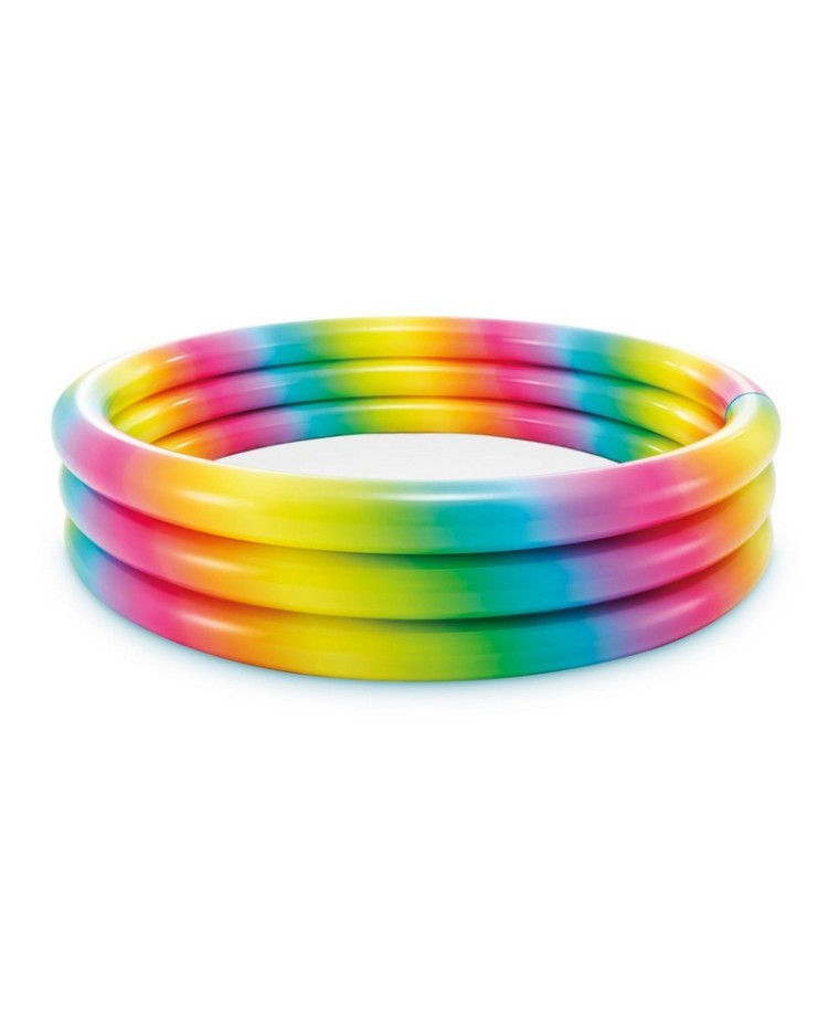 Intex Piscina Tonda Gonfiabile Rainbow cm. 168x38 h (lt. 581)